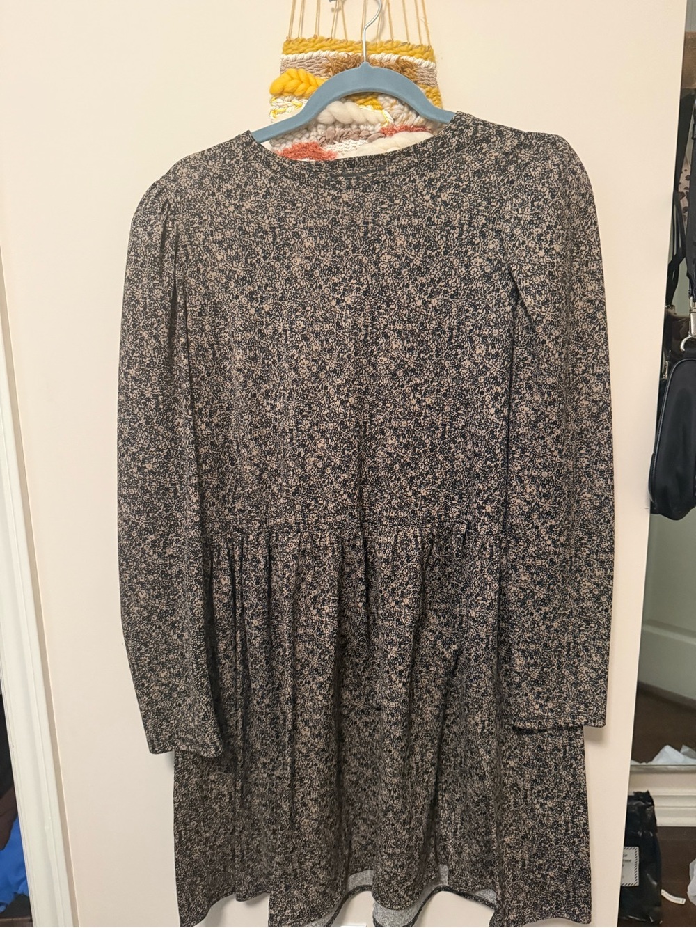 Zara Girls Long Sleeve Floral Dress